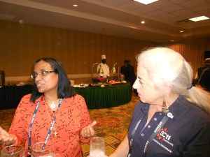 Diane Baxter and     Mano Talaiver who work with K-12 teachers