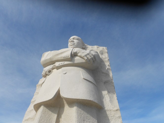 If you stand under the momument this is what you will see